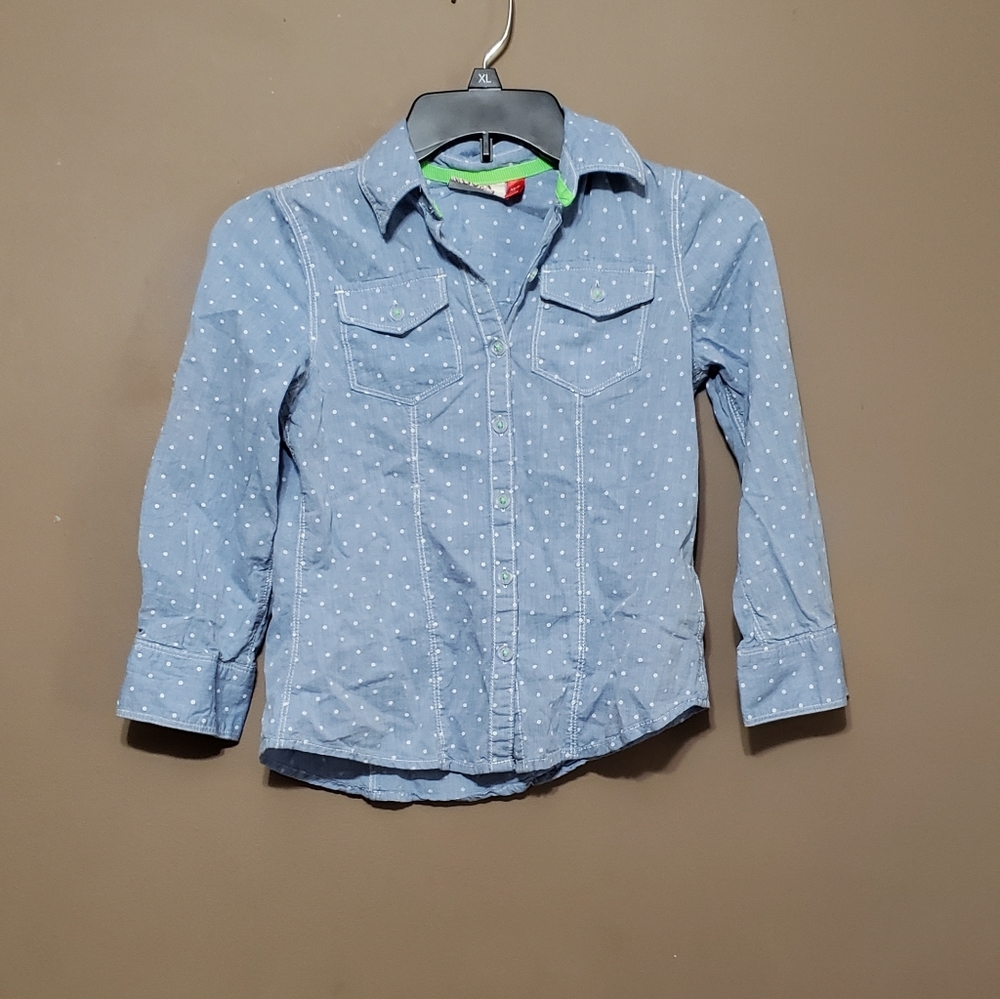 XS/S Polka dot botton down